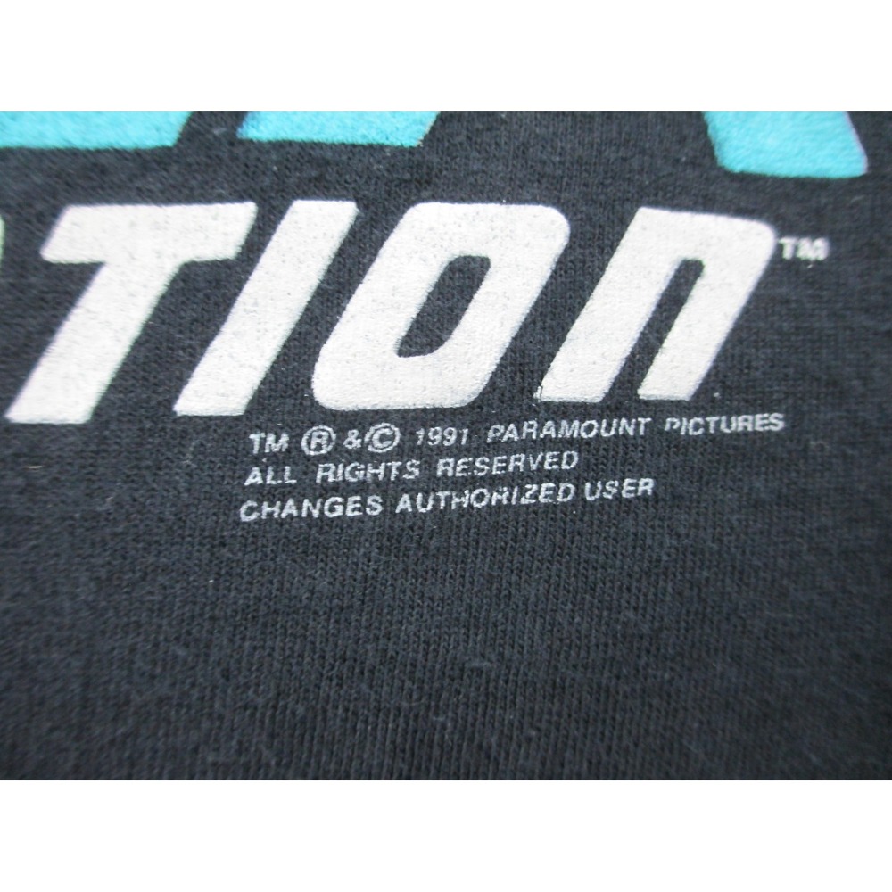 VINTAGE‎ Star Trek Shirt Mens XL Black Ferengi Next Generation Paramount 1991* - Picture 4 of 16
